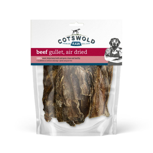  cotswold beef round gullet 200g - dog treats