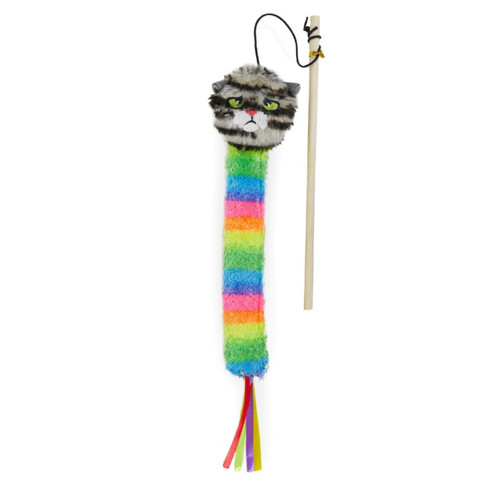 rosewood rainbow teaser  cat dangler
