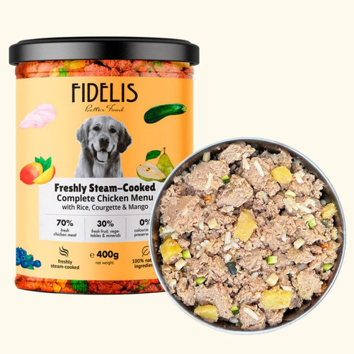 Fidelis Chicken with Rice, Courgette and Mango Fresh Menu 400G