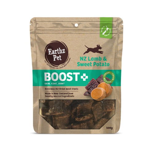 Earthz Pet Boost Lamb & Sweet Potato 100G Dog Treats