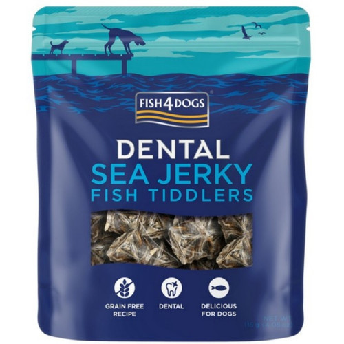 Fish4Dogs Dental Jerky Fish Tiddlers 115G For Dogs