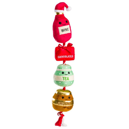 House Of Paws Rope Christmas Hamper Christmas Dog Toy