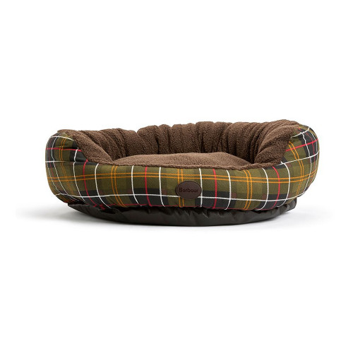 Barbour Dog Snuggle Bed Classic Tartan