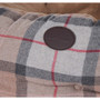 Barbour Luxury Dog Bed Pink & Grey