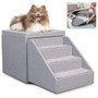 PetFusion Ottoman & Stairs (with Storage Tote)