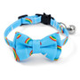 ZACAL Cat Collar Bow Tie Rainbow Print