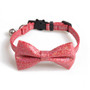 ZACAL Cat Collar Bow Tie Red Sparkle Glitter