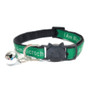 ZACAL Cat Collar I am Microchipped Green