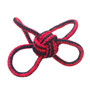 Happy Pet Nuts for Knots 4 Loop Tugger Red & Black