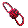 Happy Pet Nuts for Knots 2 Loop Tugger Red & Black
