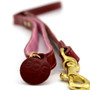 DOG Cherry & Blush Leather Lead