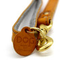DOG Honey & Charcoal Leather Lead