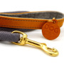 DOG Honey & Charcoal Rope Lead