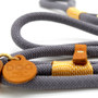 DOG Honey & Charcoal Rope Slip Lead