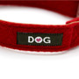 DOG Poppy Red Camel Tweed Collar