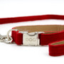 DOG Poppy Red Camel Tweed Collar