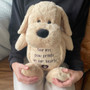 Oh So Precious Plush Comfort Dog with Embroidery