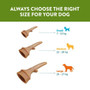 Whimzees Large Antlers Dental Chew Dog Treat Pack - 6pk