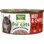 Natures Menu Beef & Chicken Cat can 85g x 18