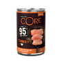 Wellness CORE Adult 95% Turkey with Kale Grain Free Wet Dog Food - 6 x 400g