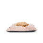 Snug & Cosy Alaska Faux Fur Lounger Rose 90cm