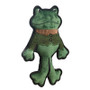 House Of Paws Green Tweed Frog dog toy 