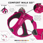 Dog Copenhagen Walk Go Harness Pink