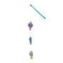 Rosewood Patchwork Fish Teaser Cat Toy