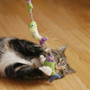 Rosewood Patchwork Fish Teaser Cat Toy