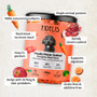 Fidelis Beef Fresh Menu 400G - Ingredients