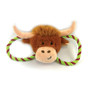 Happypet Highland Cow Tug Of War Dog Toy