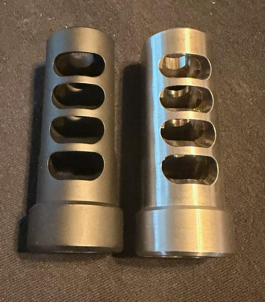 4 Port Self Timing Muzzle Brake with 5/8X24 Threads