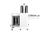 Rear view with one magazine rack working in the machine and another magazine queued [PCB Unloader].