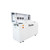Side angled view with cover open, exposing the fans and 37 inch process chamber length [IN8C Reflow Oven].