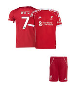 25/26  Wirtz Liverpool Home Kids Kit