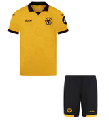 25/26  Wolves Home Kids Kit with free name and number