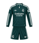 26/27 Real Madrid Long Sleeve Away Kids Kit