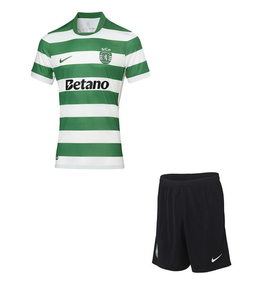 25/26  Sporting Lisbon Home Kids Kit with free name and number