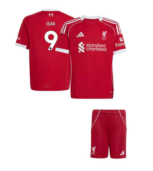 25.26  Isak Liverpool Home Kids Kit