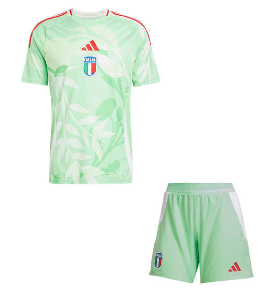 2025 Italy Away Women's Euros Kids Kit with free name and number