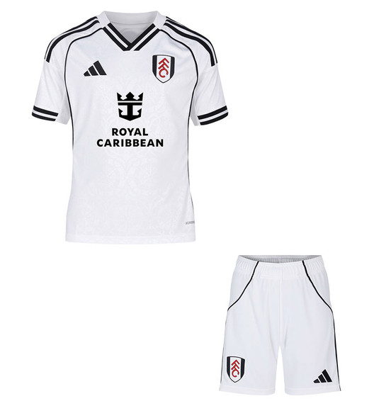 25/26 Fulham Home Kids Kit with free name and number
