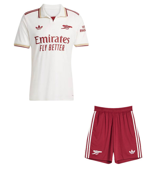 25/26  Arsenal Third Kids Kit with free name and number