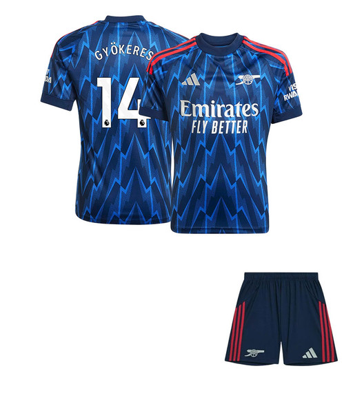Gyökeres Arsenal Away Kids Kit