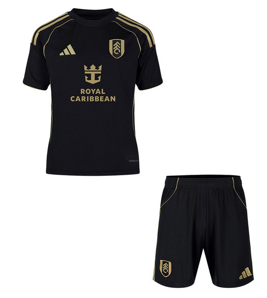 25/26 Fulham Third Kids Kit with free name and number
