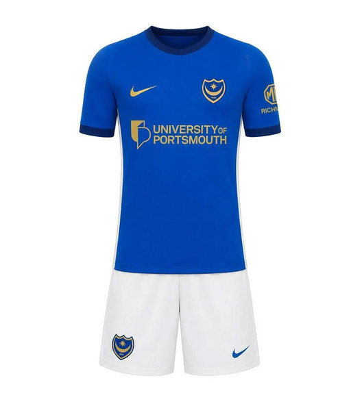 26/27 Portsmouth Home Kids Kit with free name and number
