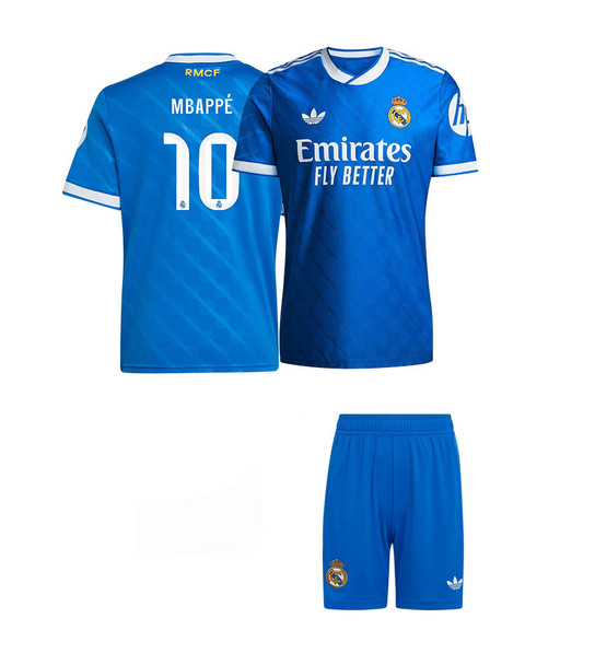 25/26  Mbappe Madrid Third Kids Kit