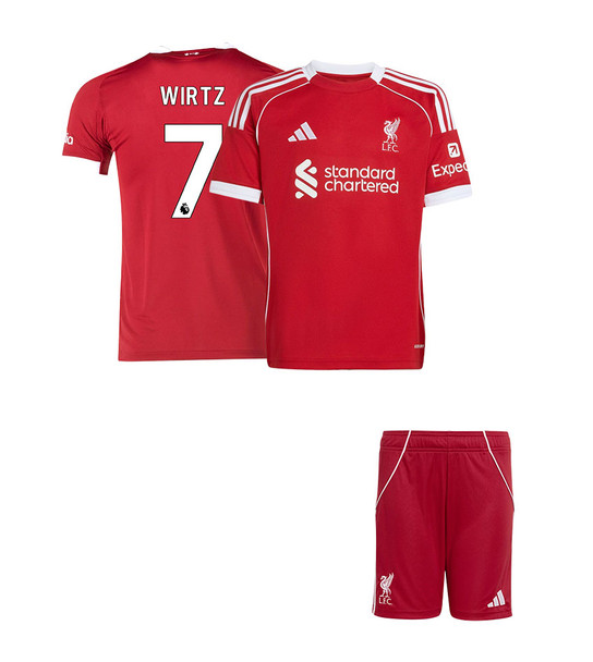 25/26  Wirtz Liverpool Home Kids Kit
