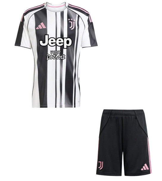 25/26 Juventus Home Kids Kit with free name and number