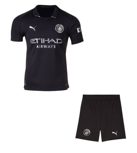 25/26  Man City Away Kids Kit with free name and number