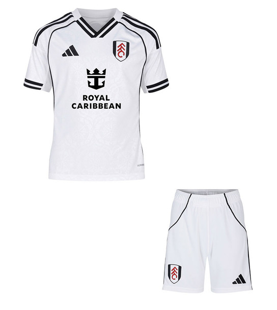 25/26 Fulham Home Kids Kit with free name and number
